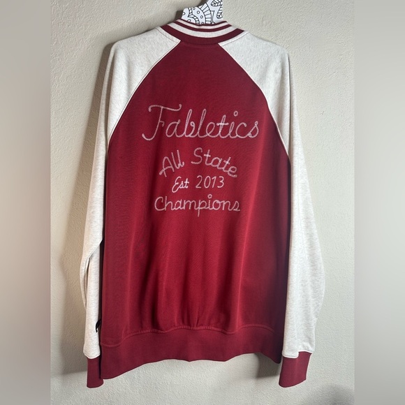 Fabletics The Year Round Terry Team Jacket size Extra Large - Picture 2 of 3